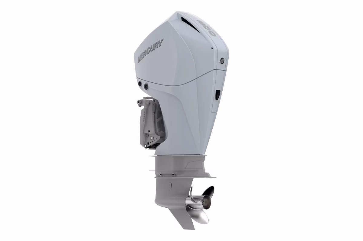 Mercury 200HP L FourStroke Outboard DTS White - Image 2