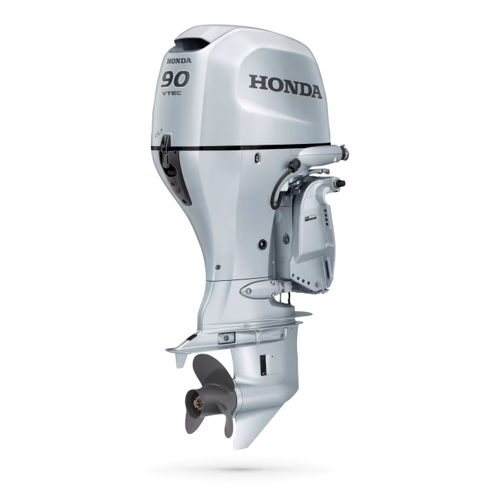 Used Honda 90hp Twin Outboard Motor - Image 2