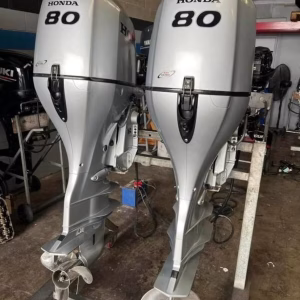 Used Honda 80hp Twin Outboard Motor