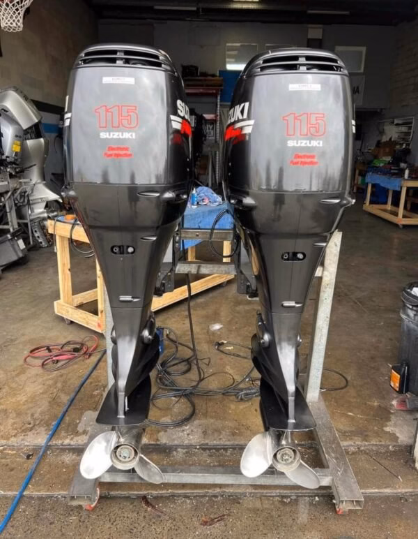 Used Suzuki 115hp Twin Outboard Motor