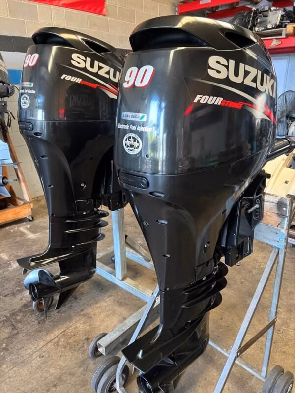 Used Suzuki 90hp Twin Outboard Motor